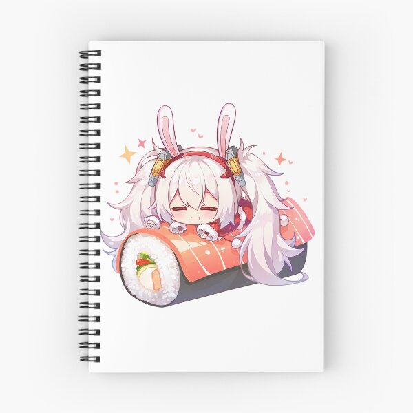 Item preview, Laffey Azur Lane Chibi Sushi Kawaii Anime Girl Bunny Cute Roll designed and sold by CarlosBender.