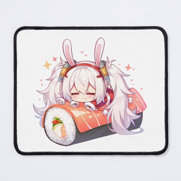 Item preview, Laffey Azur Lane Chibi Sushi Kawaii Anime Girl Bunny Cute Roll designed and sold by CarlosBender.