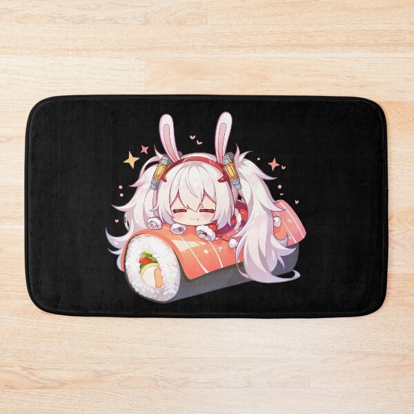 Item preview, Laffey Azur Lane Chibi Sushi Kawaii Anime Girl Bunny Cute Roll designed and sold by CarlosBender.