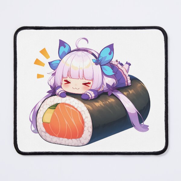 Item preview, Illustrious Azur Lane Chibi Sushi Kawaii Anime Girl Elegant Roll designed and sold by CarlosBender.