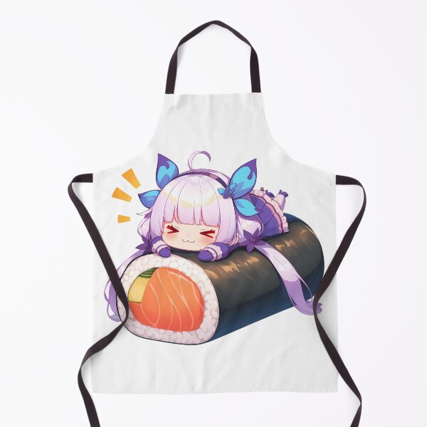 Item preview, Illustrious Azur Lane Chibi Sushi Kawaii Anime Girl Elegant Roll designed and sold by CarlosBender.