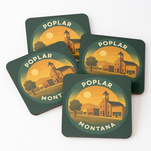 Item preview, Poplar Montana USA Vintage Travel  designed and sold by Thistle-TShop.