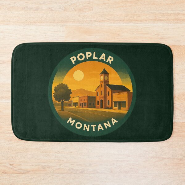 Item preview, Poplar Montana USA Vintage Travel  designed and sold by Thistle-TShop.