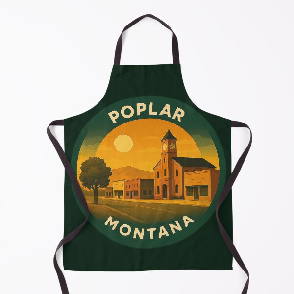 Item preview, Poplar Montana USA Vintage Travel designed and sold by Thistle-TShop.