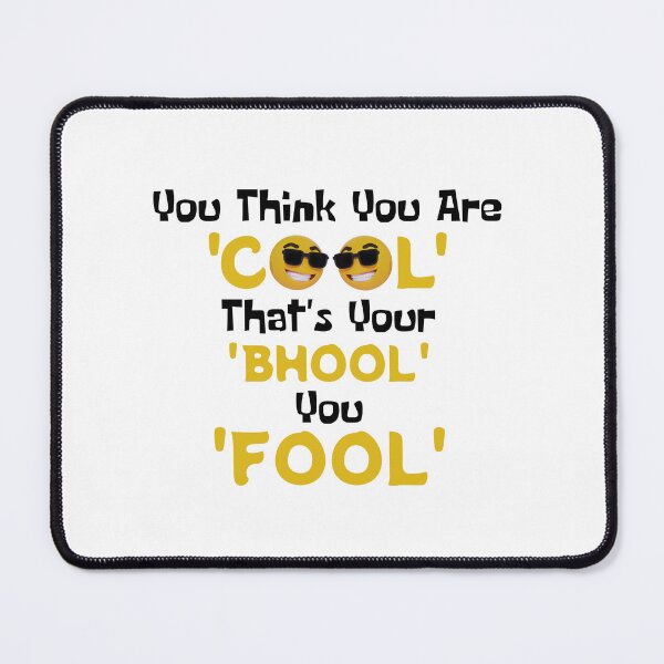Item preview, Funny Sarcastic HINDI Typography – Quirky Desi Quote Design VER 33 designed and sold by mndesignworx.