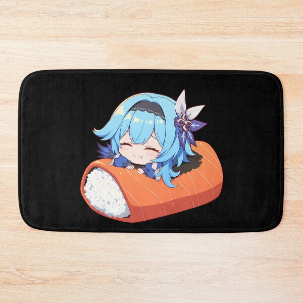 Item preview, Game Eula Genshin Impact Cute Chibi Sushi Kawaii Blue Hair Anime Girl designed and sold by CarlosBender.