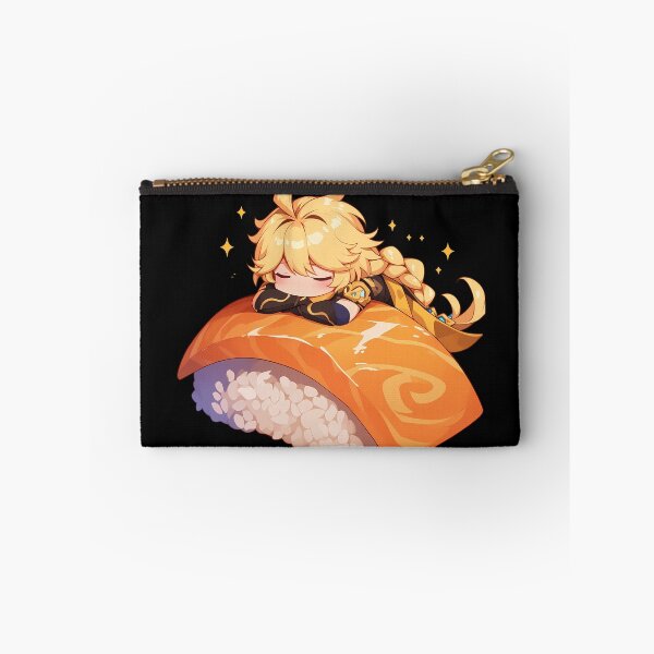 Item preview, Aether Traveler Genshin Impact Chibi Sushi Kawaii Anime Boy Dreamy designed and sold by CarlosBender.