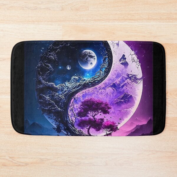 Item preview, Cosmic Yin Yang – Moon and Universe Balance designed and sold by AmetistLight.