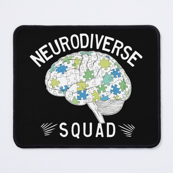 Item preview, Neurodiverse Squad – Puzzle Brain Design Shirt designed and sold by Suzy Perez Art.