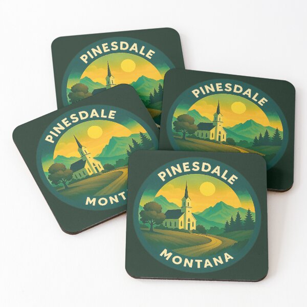 Item preview, Pinesdale Montana USA Vintage Travel  designed and sold by Thistle-TShop.