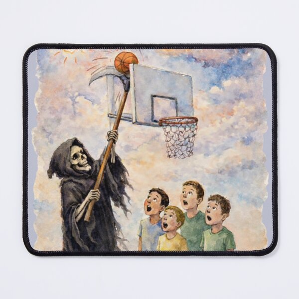 Item preview, Grim Helper #2 (getting basketball unstuck) designed and sold by Michael Puckett.