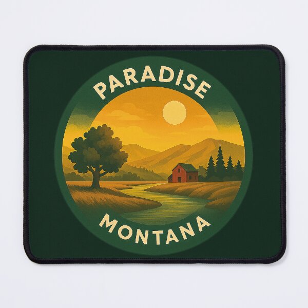 Item preview, Paradise Montana USA Vintage Travel designed and sold by Thistle-TShop.