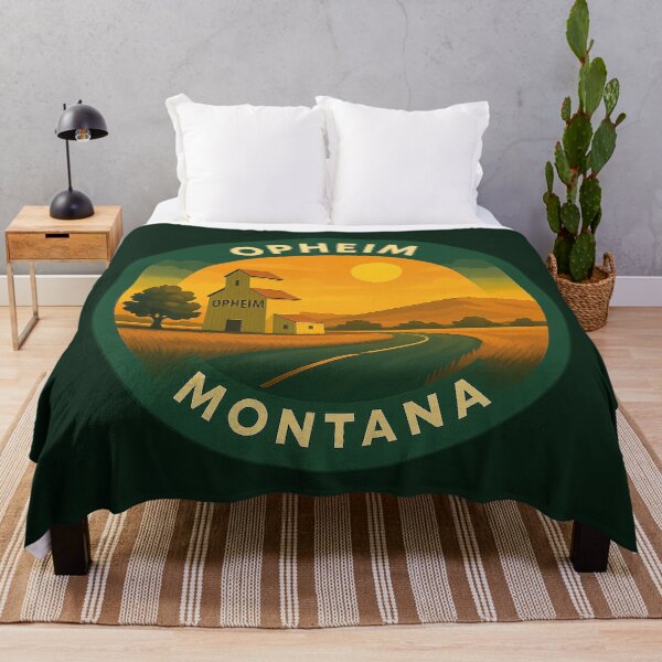 Item preview, Opheim Montana USA Vintage Travel designed and sold by Thistle-TShop.