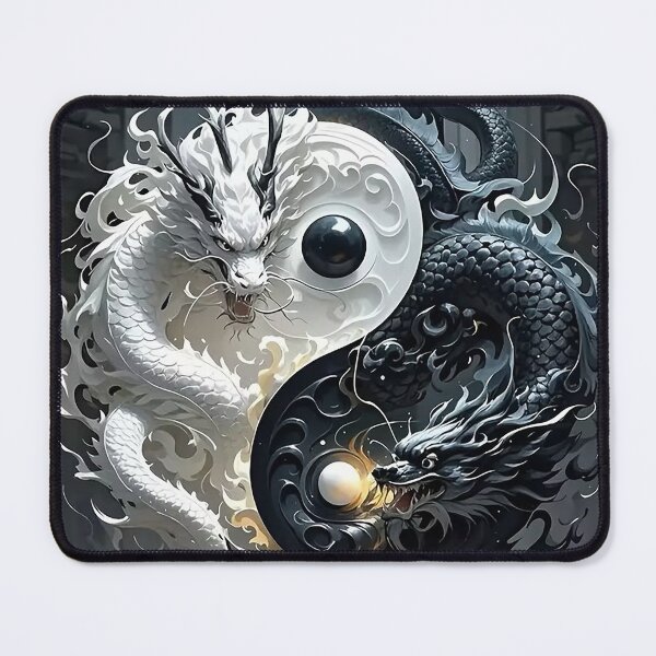 Item preview, Yin Yang Dragons – White and Black Energy designed and sold by AmetistLight.