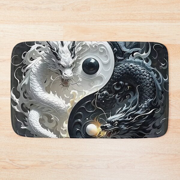 Item preview, Yin Yang Dragons – White and Black Energy designed and sold by AmetistLight.