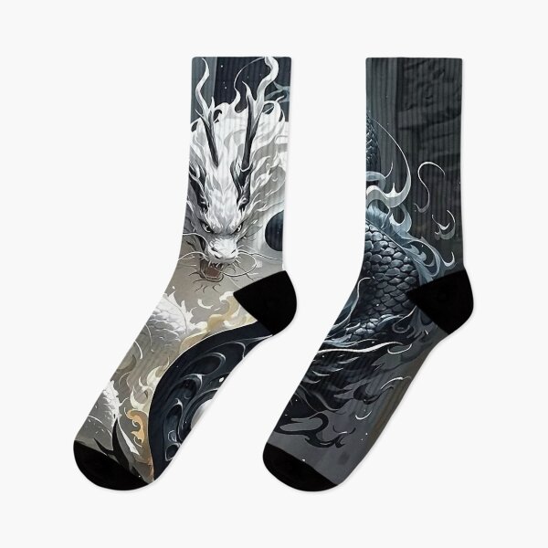 Item preview, Yin Yang Dragons – White and Black Energy designed and sold by AmetistLight.