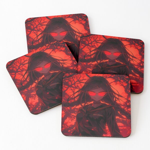 Item preview, Toko Fukawa Danganronpa Eerie Anime Girl Waifu Shadow Aura Under Crimson Forest Sky designed and sold by CarlosBender.