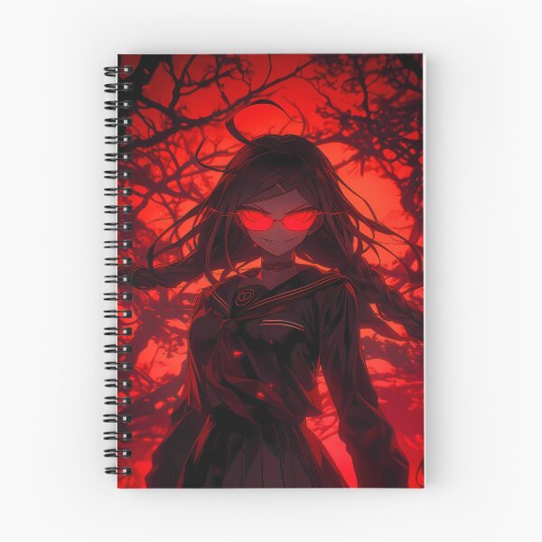 Item preview, Toko Fukawa Danganronpa Eerie Anime Girl Waifu Shadow Aura Under Crimson Forest Sky designed and sold by CarlosBender.