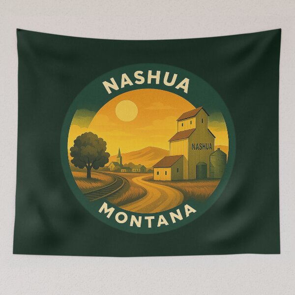 Item preview, Nashua Montana USA Vintage Travel  designed and sold by Thistle-TShop.