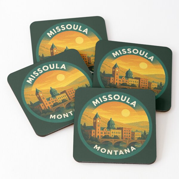 Item preview, Missoula Montana USA Vintage Travel  designed and sold by Thistle-TShop.