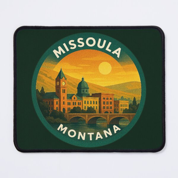 Item preview, Missoula Montana USA Vintage Travel designed and sold by Thistle-TShop.