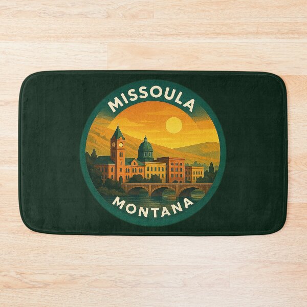 Item preview, Missoula Montana USA Vintage Travel  designed and sold by Thistle-TShop.