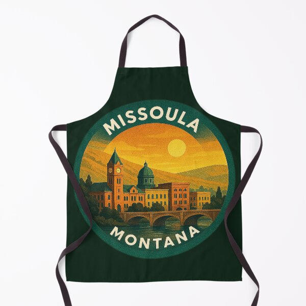 Item preview, Missoula Montana USA Vintage Travel designed and sold by Thistle-TShop.