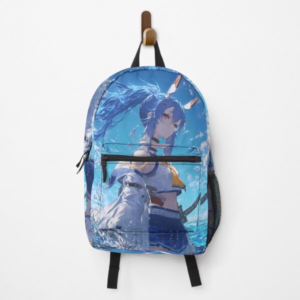 Item preview, Ayanami Azur Lane Anime Girl Waifu Ocean Warrior Blue Sky Dynamic Sea Aesthetic designed and sold by CarlosBender.