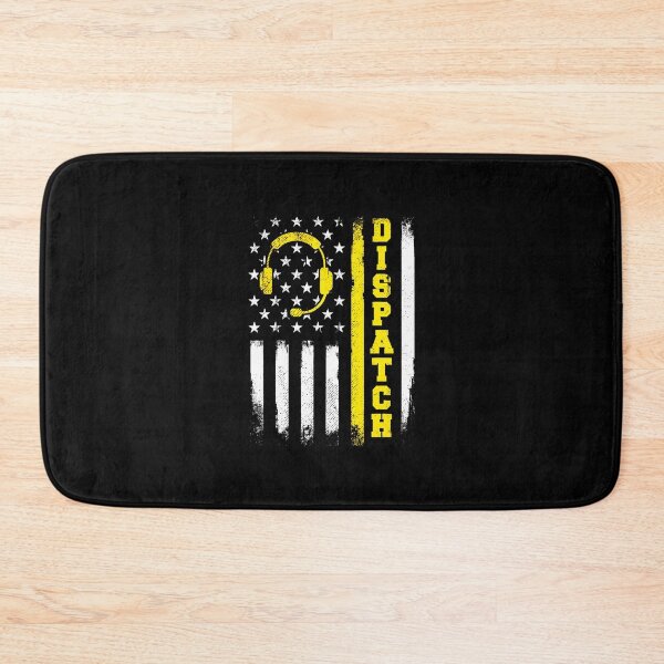 Item preview, Dispatch 911 Thin Gold Line Flag Patriotic  designed and sold by kristanmcsain.
