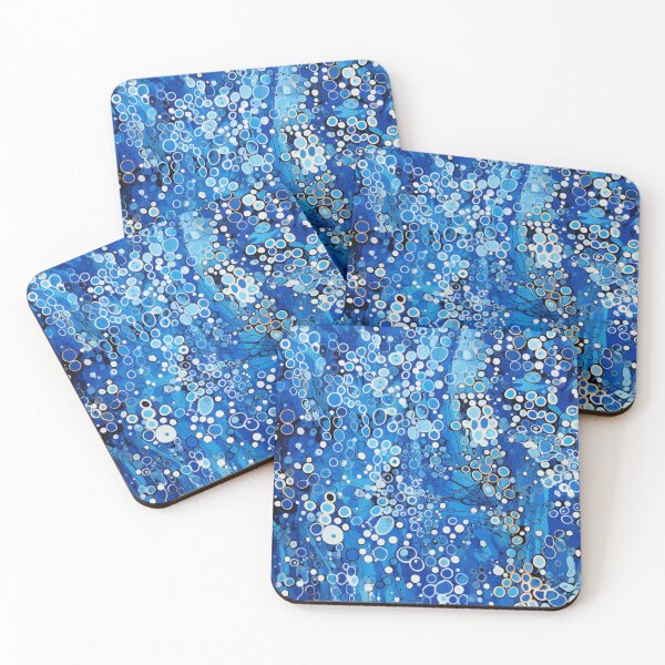 Item preview, Aboriginal Inspired Dot Art - Winter Bubbles designed and sold by GrinGalore.