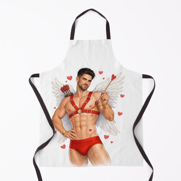 Item preview, Sexy Cupid Holding Arrow Gay Valentine Sticker designed and sold by MPForet.