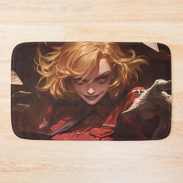 Item preview, Seras Victoria Hellsing Anime Girl Waifu Fiery Dark Battle Energy Scene designed and sold by CarlosBender.