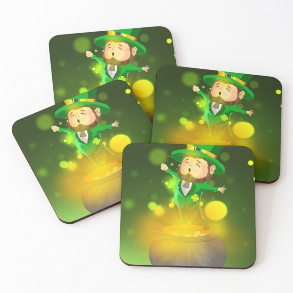 Item preview, leprechaun on Green  designed and sold by Digital Attic 95.