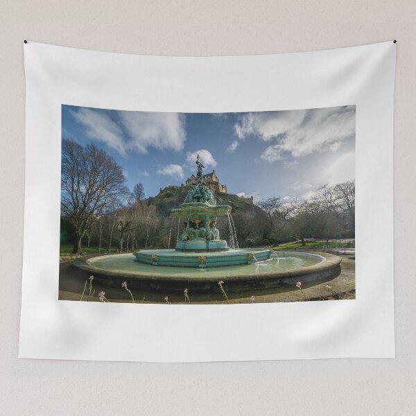Item preview, Edinburgh Castle from Ross Fountain designed and sold by RJW Images.