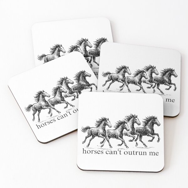 Item preview, Horses can’t outrun me Susannah Joffe designed and sold by artclemsversion.