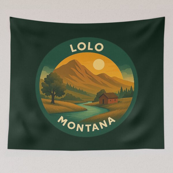 Item preview, Lolo Montana USA Vintage Travel  designed and sold by Thistle-TShop.