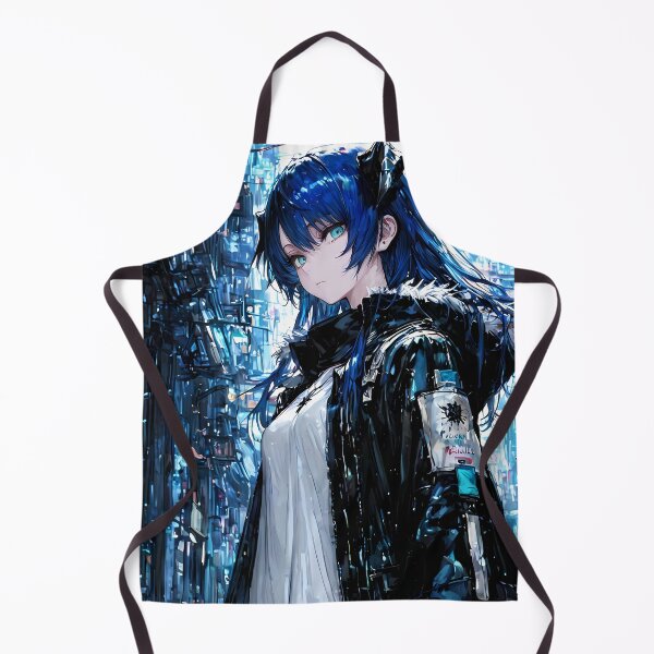Item preview, Prelude Mostima Arknights Cyberpunk City Angelic Aura Blue Aesthetic designed and sold by CarlosBender.
