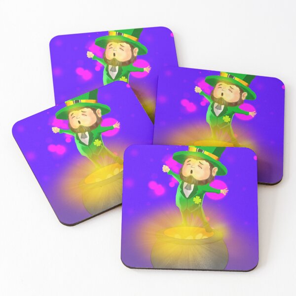 Item preview, Leprechaun on Purple  designed and sold by Digital Attic 95.