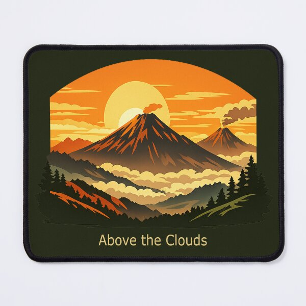 Item preview, Acatenango Volcano Sunrise – Above the Clouds | Guatemala Hiking Travel Art designed and sold by Globalcitytees.