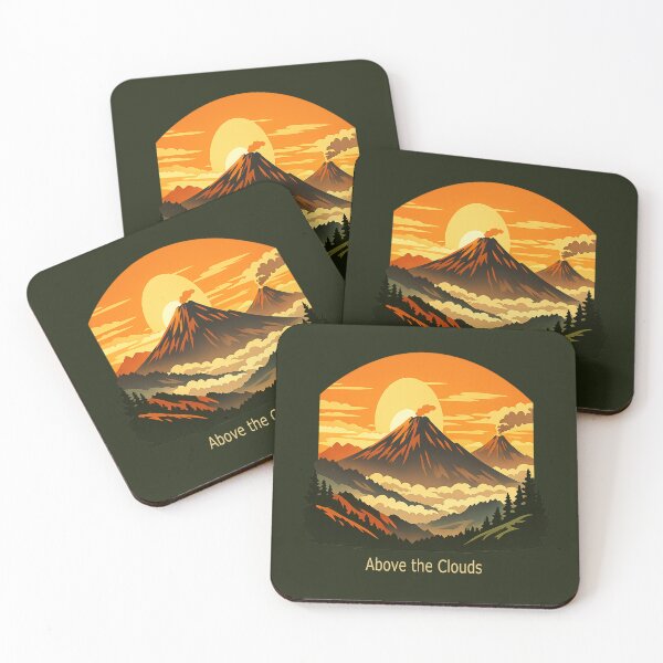 Item preview, Acatenango Volcano Sunrise – Above the Clouds | Guatemala Hiking Travel Art designed and sold by Globalcitytees.