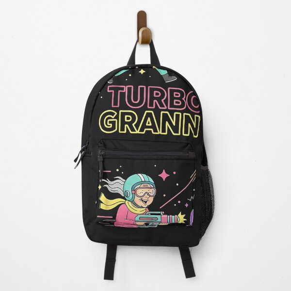 Item preview, Turbo Granny T-Shirt | Funny Sci-Fi Grandma vs Alien Cartoon | Retro Comic Style Graphic Tee designed and sold by ZyxDes.