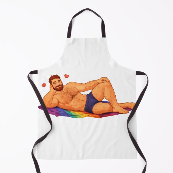 Item preview, Gay Bear Lounge Sticker – Bear Pride Body Positive Art designed and sold by MPForet.