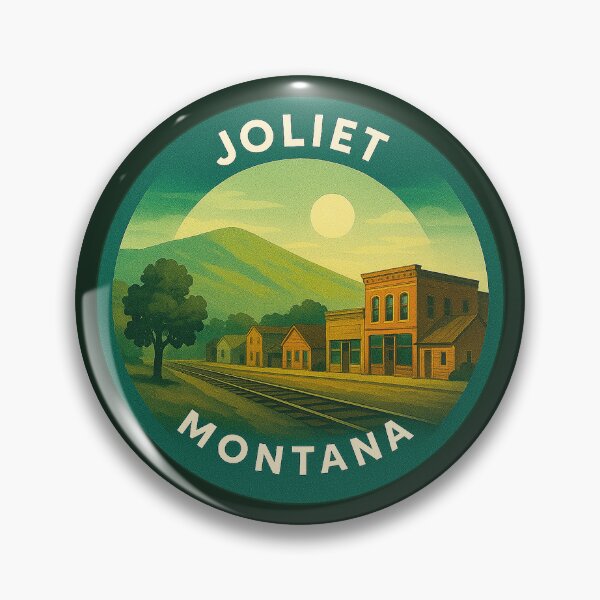 Item preview, Joliet Montana USA Vintage Travel  designed and sold by Thistle-TShop.