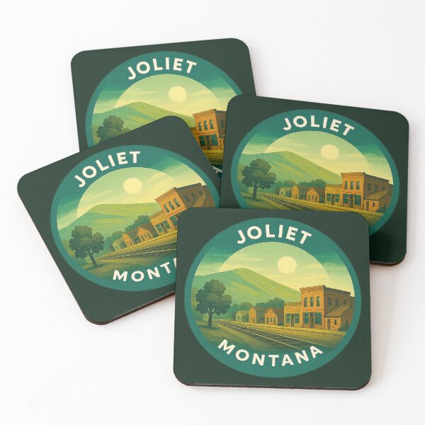 Item preview, Joliet Montana USA Vintage Travel  designed and sold by Thistle-TShop.