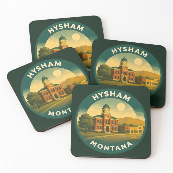 Item preview, Hysham Montana USA Vintage Travel  designed and sold by Thistle-TShop.