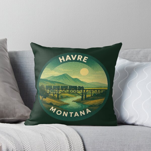 Item preview, Havre Montana USA Vintage Travel  designed and sold by Thistle-TShop.