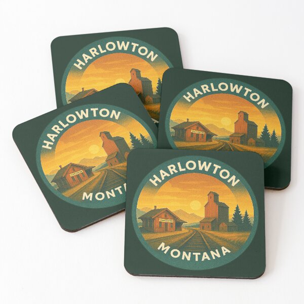 Item preview, Harlowton Montana USA Vintage Travel  designed and sold by Thistle-TShop.