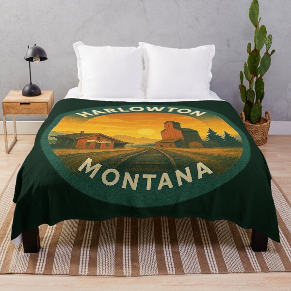 Item preview, Harlowton Montana USA Vintage Travel designed and sold by Thistle-TShop.