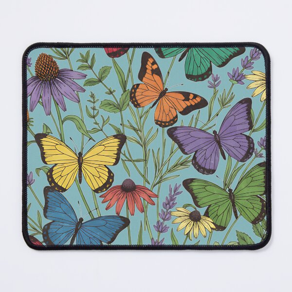 Item preview, Vintage Wildflower Butterfly Garden Bouquet designed and sold by BirdsnStuff.