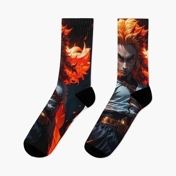 Item preview, Kyojuro Rengoku Flame Hashira Demon Slayer Anime Firestorm Strength designed and sold by CarlosBender.